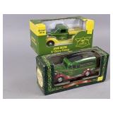 Ertl John Deere Die-Cast Pickup & Panel Van Banks