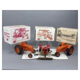 Three Ertl SpecCast 1/16 Universal CO-OP Tractors