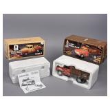 A Pair Ertl Collectibles CASE IH Die-Cast Trucks