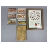 Massey-Harris Framed Advertisement Parts List Six