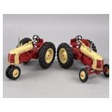 Two ERTL Black Hawk 35 Die-Cast Model Tractors
