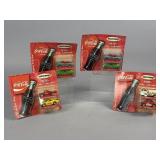 Four Matchbox Coca-Cola Die-Cast Car Blister Packs