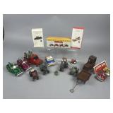 Lot of Miniature Vehicle Ornaments and Boxed Sets