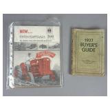 A Trio of Vintage Farm Equipment Booklets Records