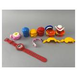 Burger King Fast Food Promotional Toys and Watch