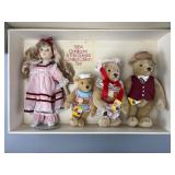 Suzanne Gibson Steiff 1984 Goldilocks 3 Bears Set
