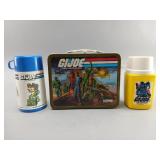 G.I. Joe Metal Lunchbox with Two Thermoses