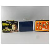 Three Metal Lunch Boxes