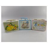 Three Metal Lunchboxes with Graphics