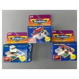 3 Micro Machines Fold-up Play Sets
