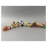 Plastic Cartoon Character Figurines