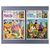 Fairy Tale Story Puzzle Pair: Pinocchio Snow White