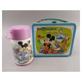 Walt Disney World Metal Lunch Box with Thermos Set