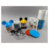 Disney-Themed Cups and Accessories