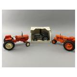 Die-Cast Farm Tractors with Box, Ferguson & Case