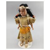 Native American Indian Doll with Papoose