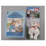 Paper Doll Set and Ty Maple the Bear Collectible