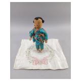 A Pair of Vintage Chinese Mother and Baby Dolls