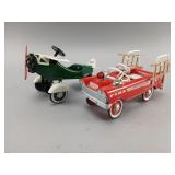 Two Kiddie Ride Model Vehicles by Gearbox