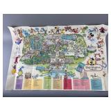 1988 Walt Disney World 4-Day Passport and Park Map