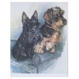Marion Krupp Signed Limited Ed. Scottie Dog Print