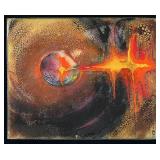 Irwin Whitaker (AM 1919-2009) Enamel Panel