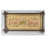 Victorian Paper Punch Needlework Motto Sampler