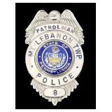 Mt. Lebanon Twp. Police Patrolman Badge