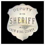 Crow Wing County Minnesota Deputy Sheriff Badge