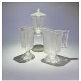 3 Pieces Bryce Bros Pleat & Panel EAPG 1882