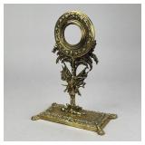 Antique Brass Pocket Watch Holder 19th Century