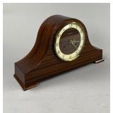 Welby Mahogany Tambour Mantle Clock