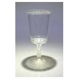 Gillinder & Sons Frosted Lion EAPG Celery Vase