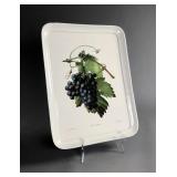 Williams Sonoma Italian Wood Trey with Grapes