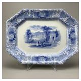 Staffordshire Ironstone Transferware Platter 1830s