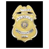 Jefferson City MO Police Officer Badge #TJ 231-9