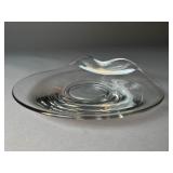 Modernist Fostoria Contour Snack Plate
