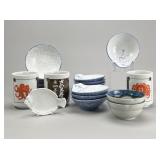 Blue & White Japanese Dinnerware Bowls Mugs & More