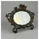 Victorian Vanity Mirror with Cherubs 1890s