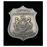 Deputy Protector Penn Game Commissioner Badge