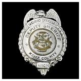 Kent County Michigan Deputy Sheriff Named Badge