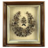 Large Victorian Hair Wreath 19th Century