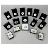 16 P. Buckley Moss Society Pins 2004-2019