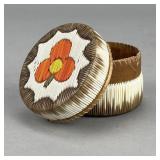 Native American Porcupine Quill & Birch Bark Box
