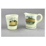 Onaway & Wolverine MI 2 Historic Uranium Glass