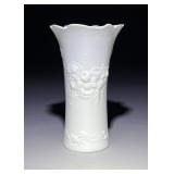 Manfred Frey Kaiser Porzellen White Bisque 7" Vase