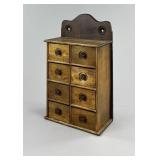 8 Drawer Hanging Spice Cabinet