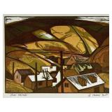 Uj Kobeli Tew (Hungarian, b. 1956) Block Print