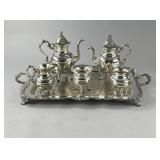Goldfeder Silverplated Tea & Coffee Service Set