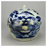 Antique Chinese Qing Dynasty Porcelain Ginger Jar